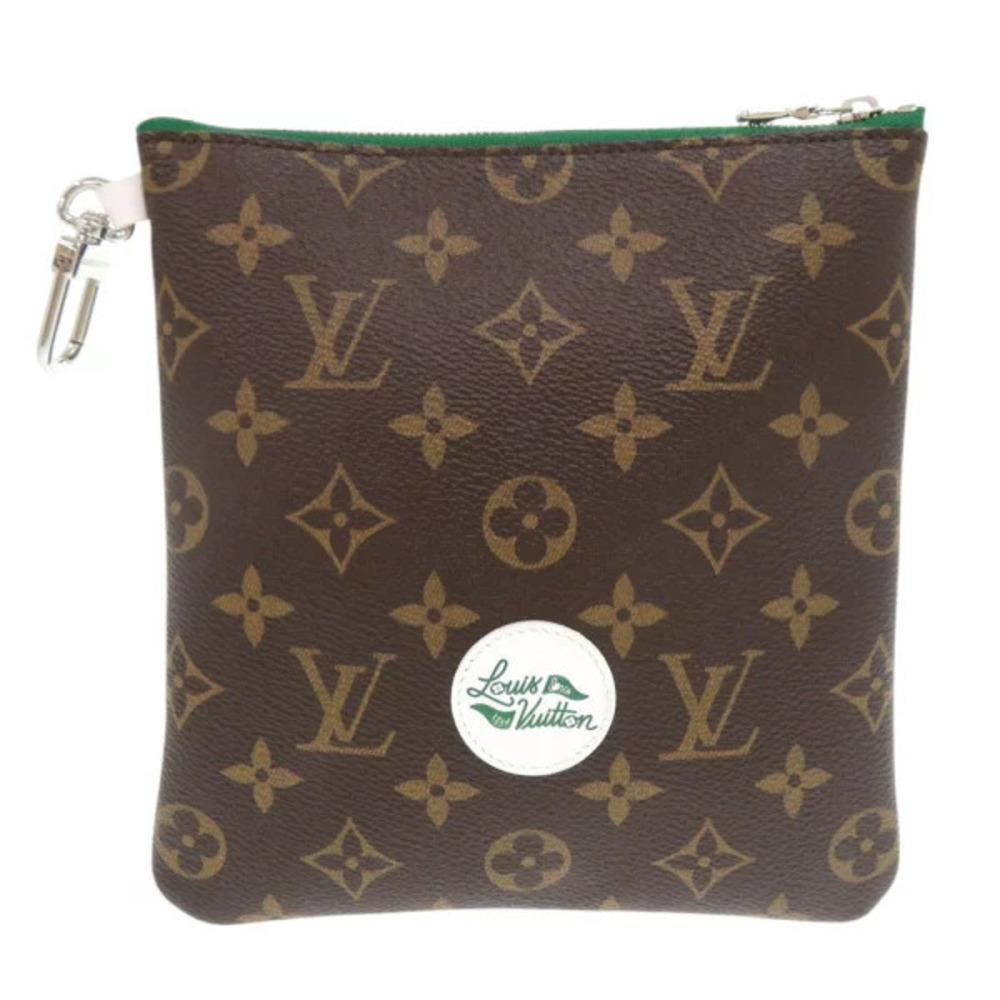 Louis Vuitton Golf Accessory Pouch Clutch Monogram Brown LV